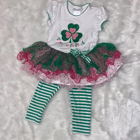 Bonnie Jean Other - Bonnie Jean St Patricks Tutu 2-piece outfit 2T